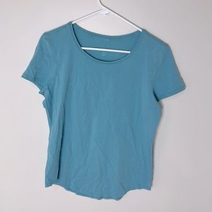 LuluLemon, size 10, blue t shirt